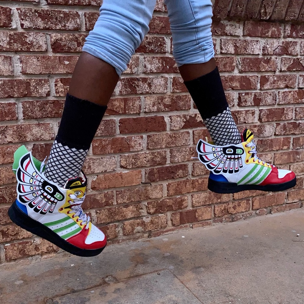 Adidas Jeremy Scott Totem Wing Sneakers